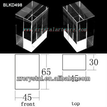 K9 Blanc cristal pour BLKD498 de la gravure de Laser 3D